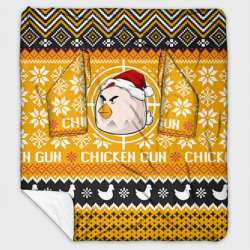 Плед с рукавами Chicken gun christmas sweater