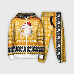 Детский костюм 3D Chicken gun christmas sweater