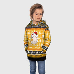 Детская толстовка 3D Chicken gun christmas sweater - фото 2