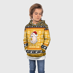 Детская толстовка 3D Chicken gun christmas sweater - фото 2