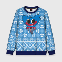 Huggy Wuggy christmas sweater – Детский свитшот 3D с принтом купить со скидкой в -35%