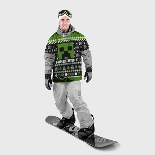 Накидка на куртку 3D Minecraft christmas sweater