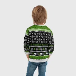 Детский свитшот 3D Minecraft christmas sweater - фото 6