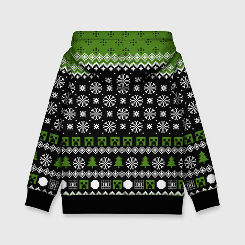 Детская толстовка 3D Minecraft christmas sweater, цвет черный - фото 2