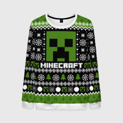 Мужской свитшот 3D Minecraft christmas sweater