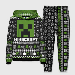 Мужской костюм с толстовкой 3D Minecraft christmas sweater