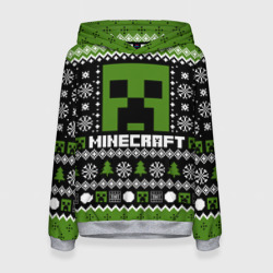 Женская толстовка 3D Minecraft christmas sweater