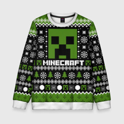 Детский свитшот 3D Minecraft christmas sweater