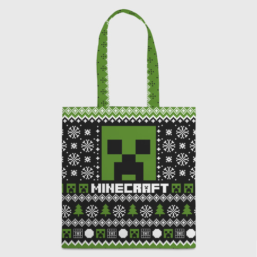 Шоппер 3D Minecraft christmas sweater