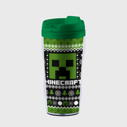 Термокружка-непроливайка Minecraft christmas sweater