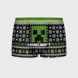 Мужские трусы 3D Minecraft christmas sweater