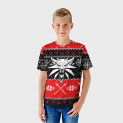 Детская футболка 3D The Witcher christmas sweater - фото 2