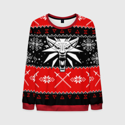 Мужской свитшот 3D The Witcher christmas sweater