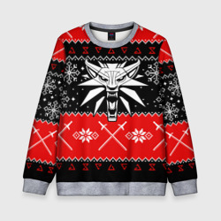 Детский свитшот 3D The Witcher christmas sweater