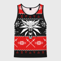 Мужская майка 3D The Witcher christmas sweater