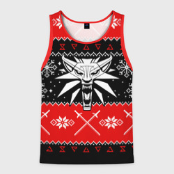 Мужская майка 3D The Witcher christmas sweater