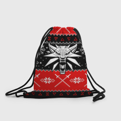 Рюкзак-мешок 3D The Witcher christmas sweater