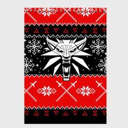 Скетчбук The Witcher christmas sweater