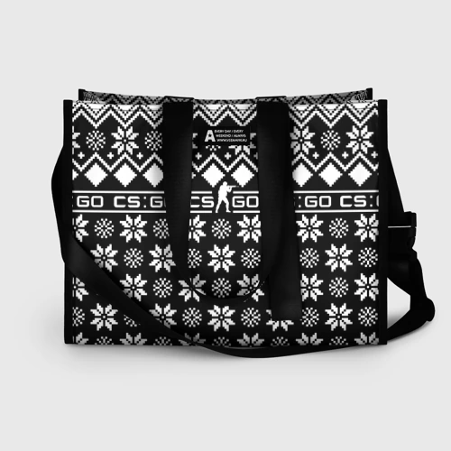 Сумка-шоппер 3D CS GO christmas sweater