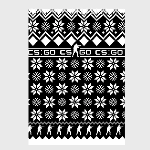 Скетчбук CS GO christmas sweater