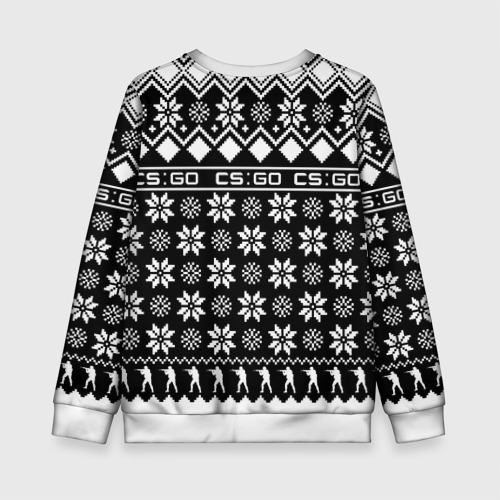 Детский свитшот 3D CS GO christmas sweater, цвет 3D печать - фото 2