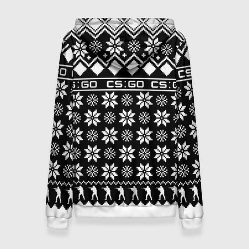 Женская толстовка 3D CS GO christmas sweater, цвет 3D печать - фото 2