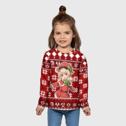 Детский лонгслив 3D Klee christmas sweater - фото 2