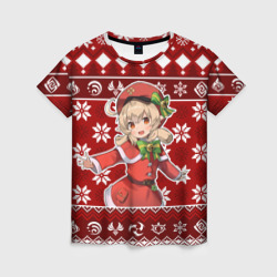 Женская футболка 3D Klee christmas sweater