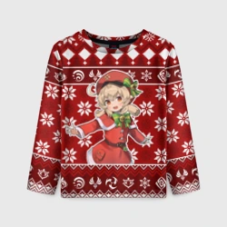 Детский лонгслив 3D Klee christmas sweater