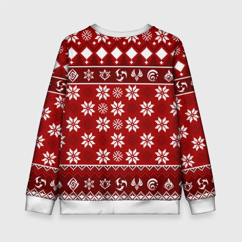 Детский свитшот 3D Klee christmas sweater, цвет 3D печать - фото 2