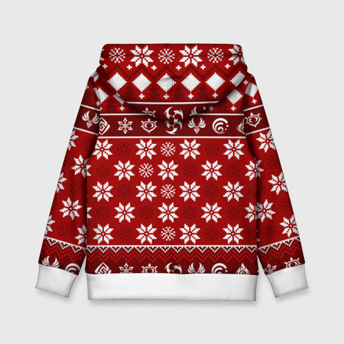 Детская толстовка 3D Klee christmas sweater, цвет белый - фото 2