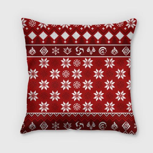 Подушка 3D Klee christmas sweater - фото 2