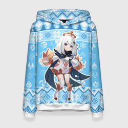 Женская толстовка 3D Paimon christmas sweater