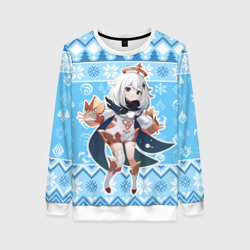 Женский свитшот 3D Paimon christmas sweater