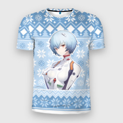 Мужская футболка 3D Slim Rei christmas sweater