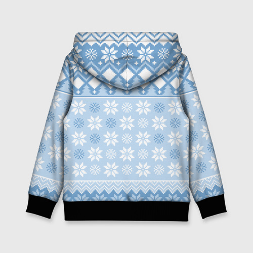 Детская толстовка 3D Rei christmas sweater, цвет черный - фото 2