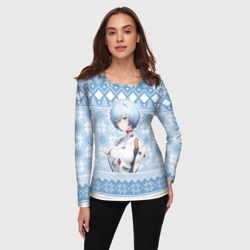 Женский лонгслив 3D Rei christmas sweater - фото 2