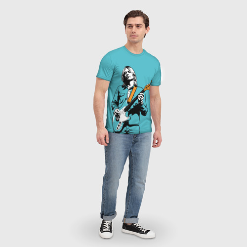 Мужская футболка 3D Nevermind Kurt-nevermind, цвет 3D печать - фото 5