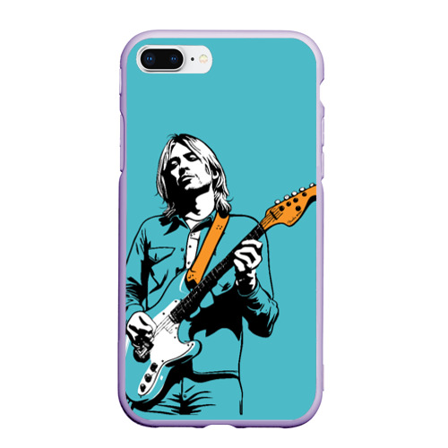 Чехол для iPhone 7Plus/8 Plus матовый Nevermind Kurt-nevermind, цвет светло-сиреневый