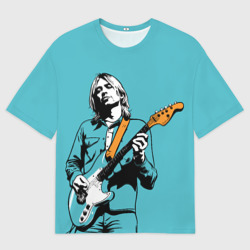 Мужская футболка oversize 3D Nevermind Kurt-nevermind