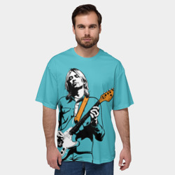Мужская футболка oversize 3D Nevermind Kurt-nevermind - фото 2