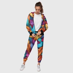 Женский костюм 3D Перья паттерн - нейросеть  - фото 2