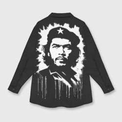 Женская рубашка oversize 3D Che Guevara- аэрография