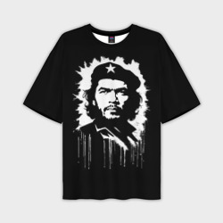 Мужская футболка oversize 3D Ernesto Che Guevara- аэрография