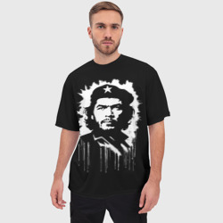 Мужская футболка oversize 3D Ernesto Che Guevara- аэрография - фото 2