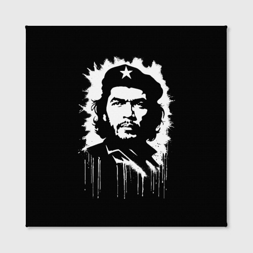 Холст квадратный Ernesto Che Guevara- аэрография, цвет 3D печать - фото 2