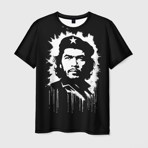 Мужская футболка 3D Ernesto Che Guevara- аэрография, цвет 3D печать