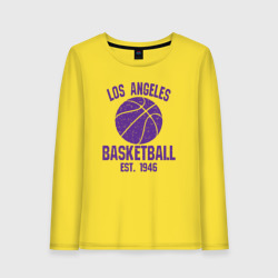 Женский лонгслив хлопок Basketball Los Angeles