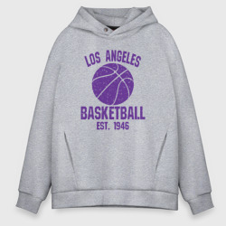 Мужское худи Oversize хлопок Basketball Los Angeles