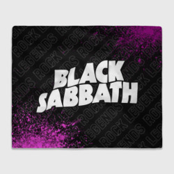 Плед 3D Black Sabbath rock legends по-горизонтали